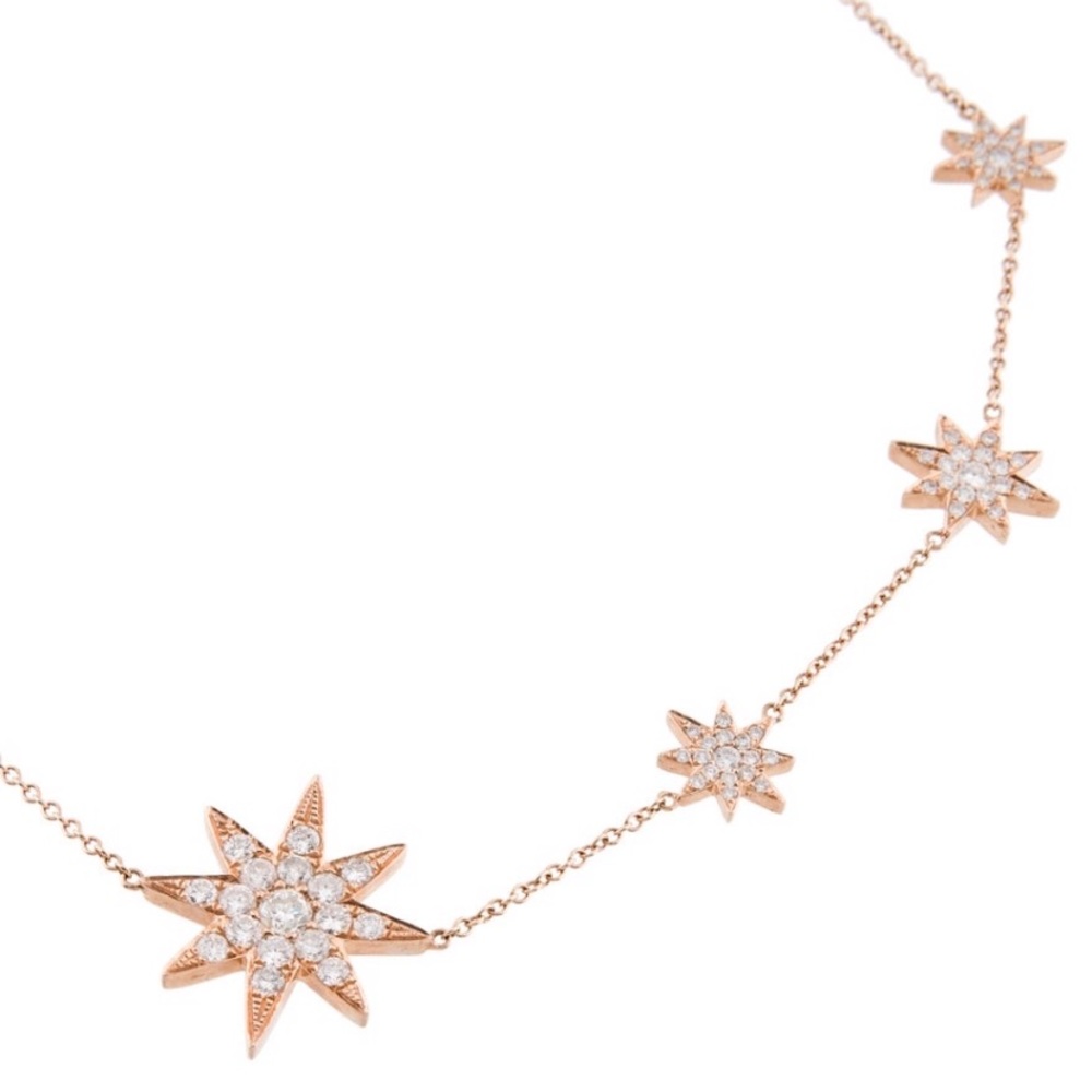 DIAMOND STAR NECKLACE - Picture 2 of 3